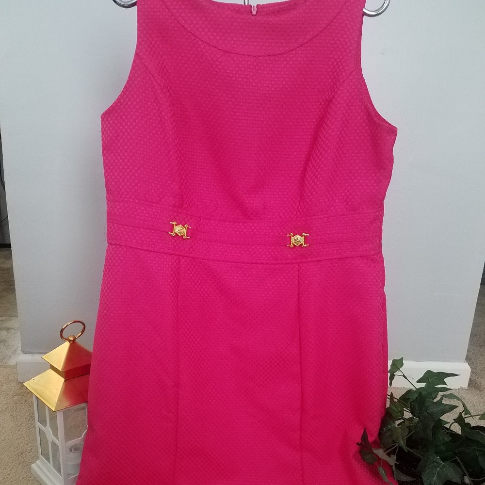Hot pink Shelby and Palmer dressSize 12W - Picture 1 of 5
